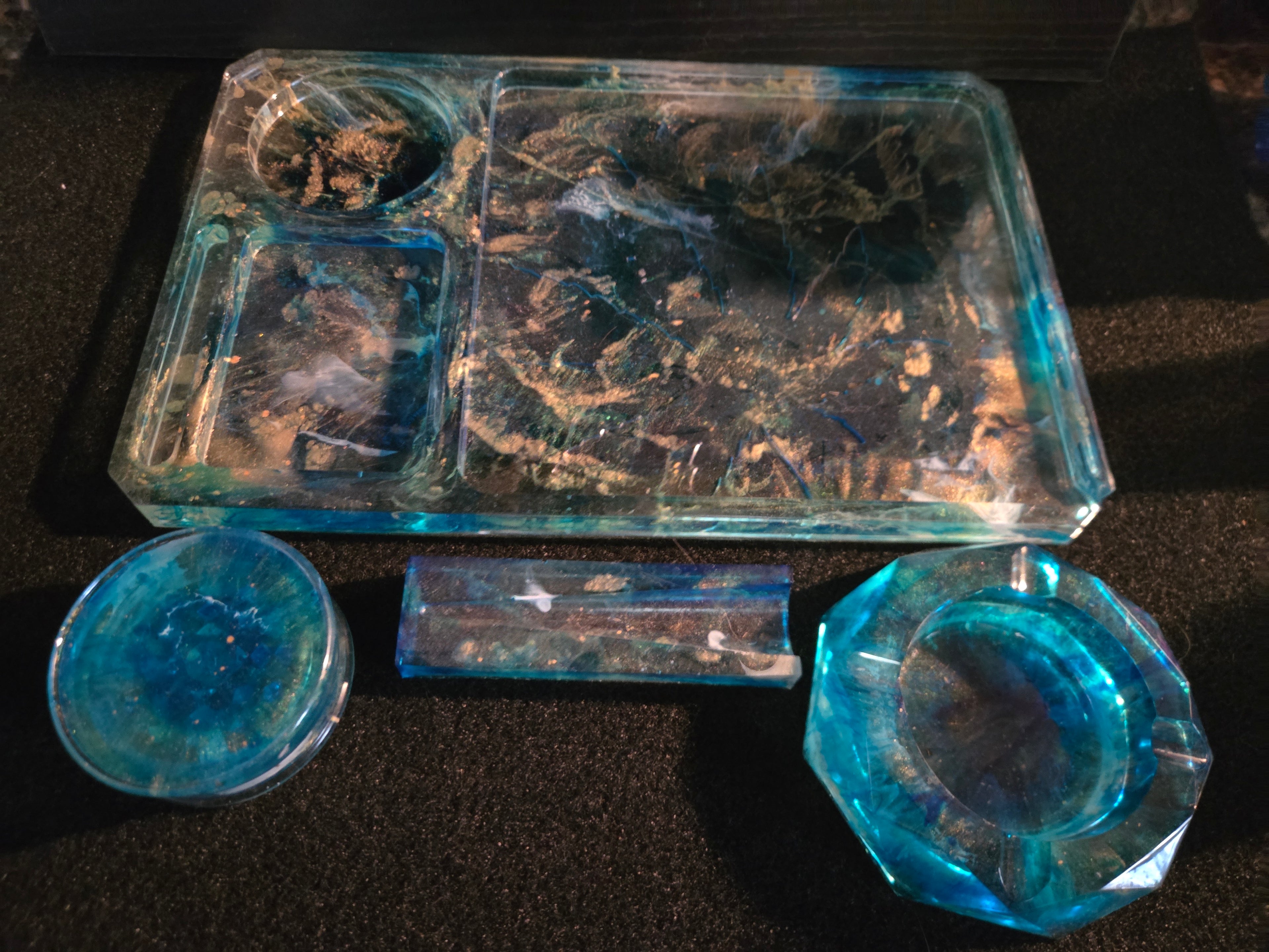 Epoxy Rolling Tray Set