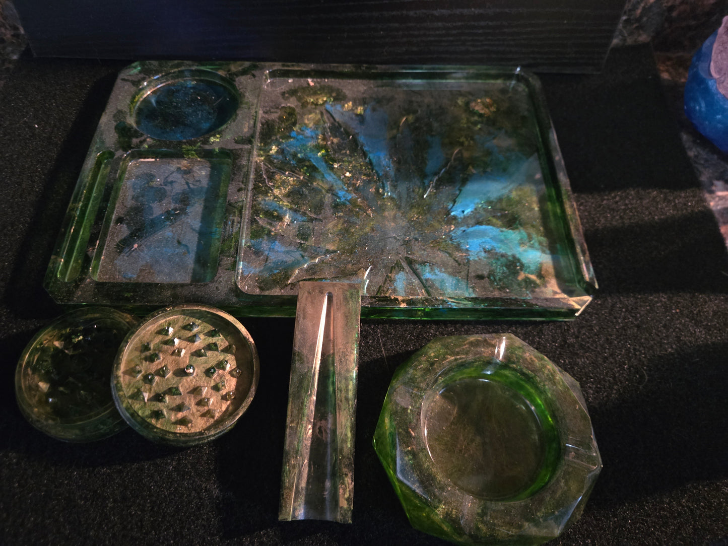 Epoxy Rolling Tray Set