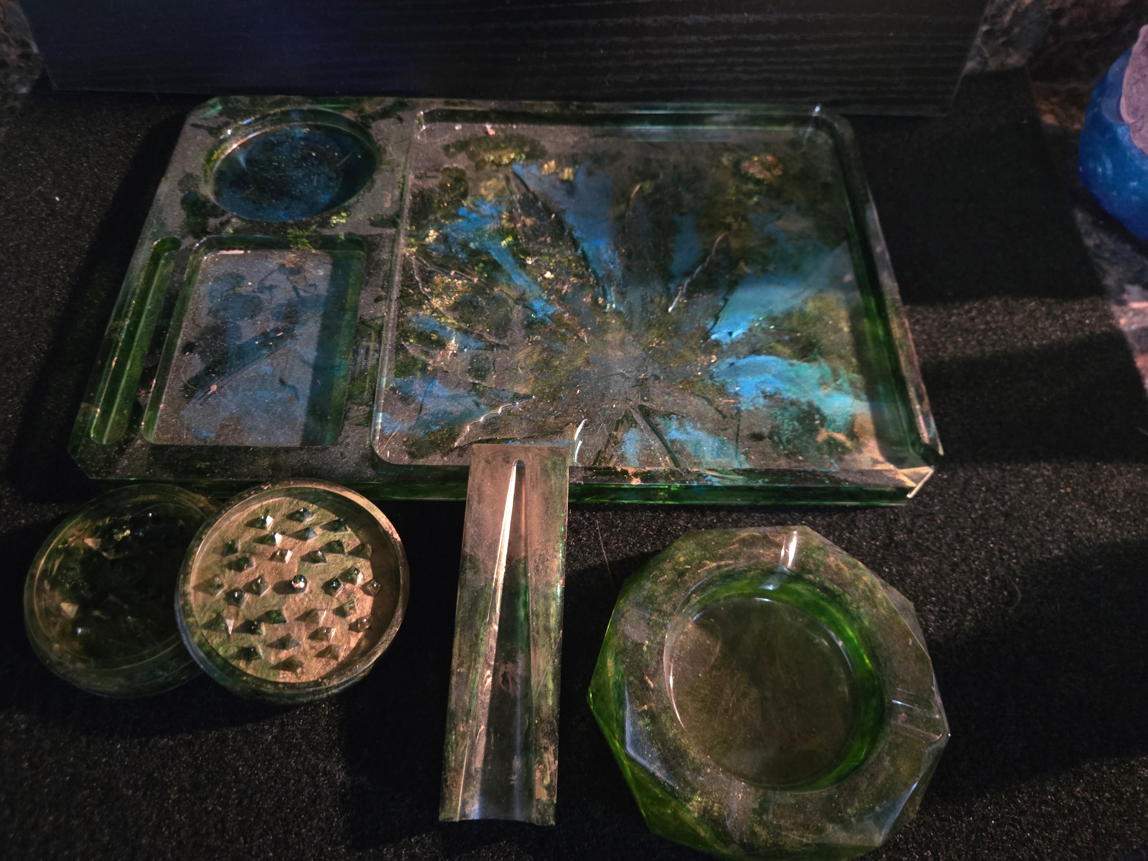 Epoxy Rolling Tray Set