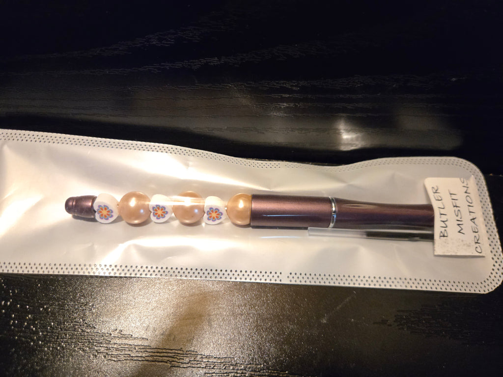 Beaded Ball Point Pens